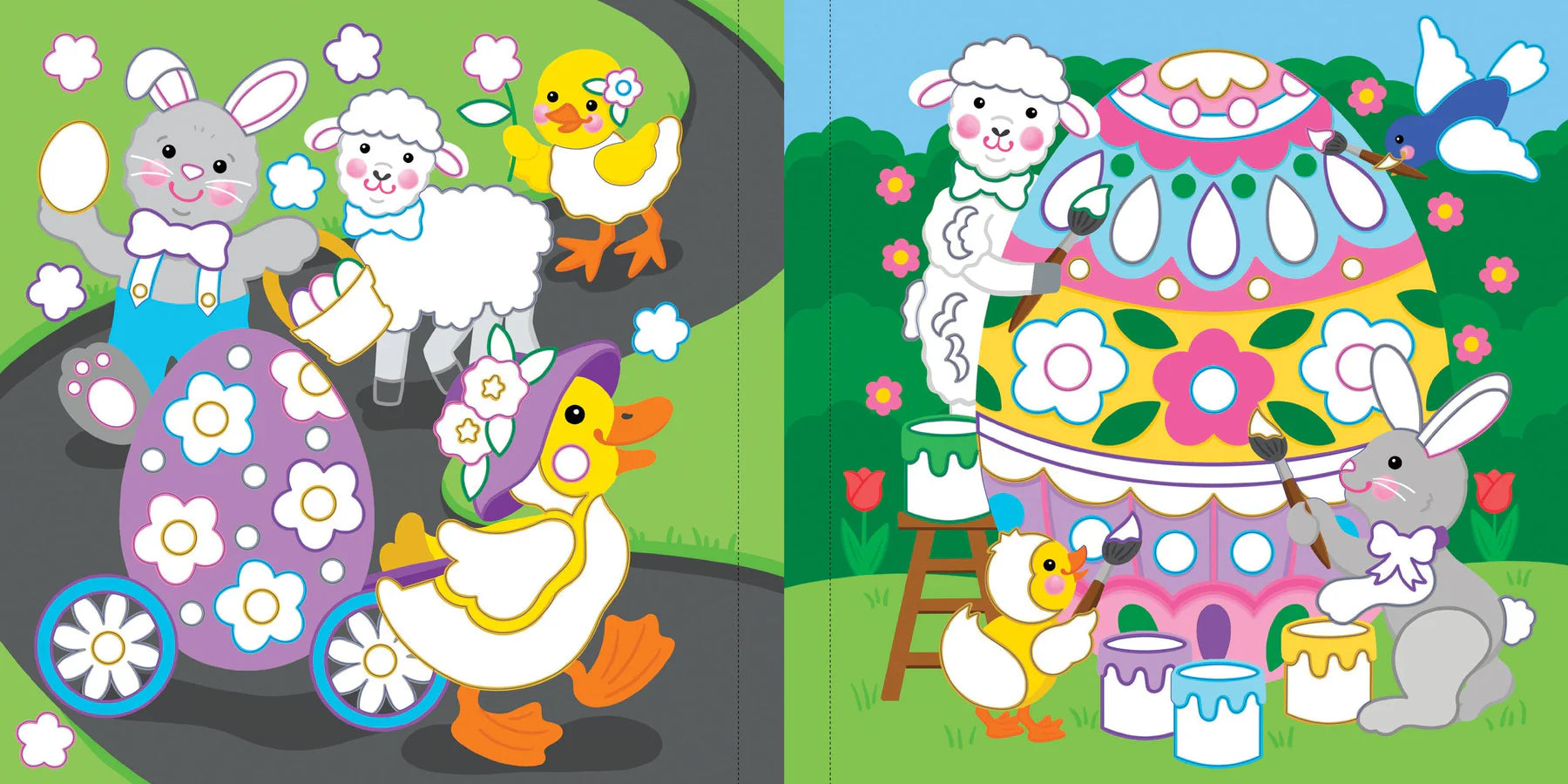 Color By Foil Sticker Book - Easter