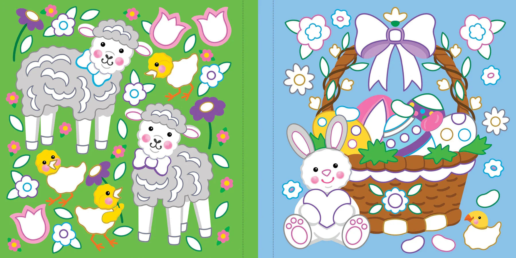 Color By Foil Sticker Book - Easter