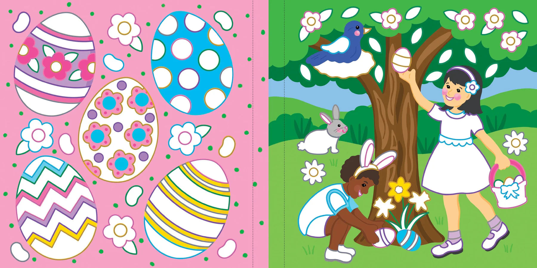Color By Foil Sticker Book - Easter