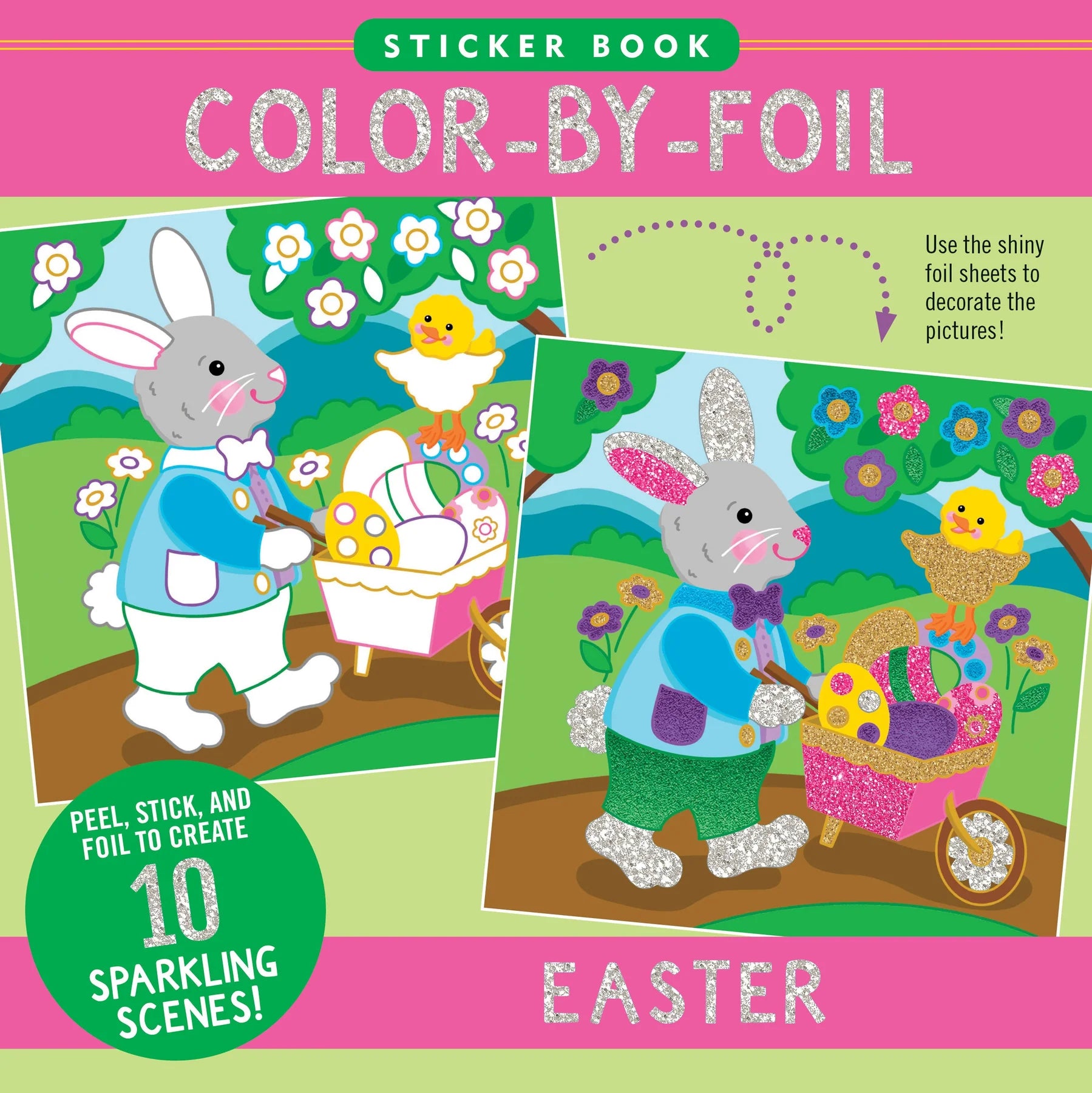 Color By Foil Sticker Book - Easter