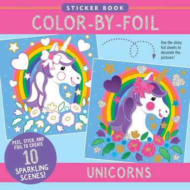 Color By Foil Unicorns Sticker Book