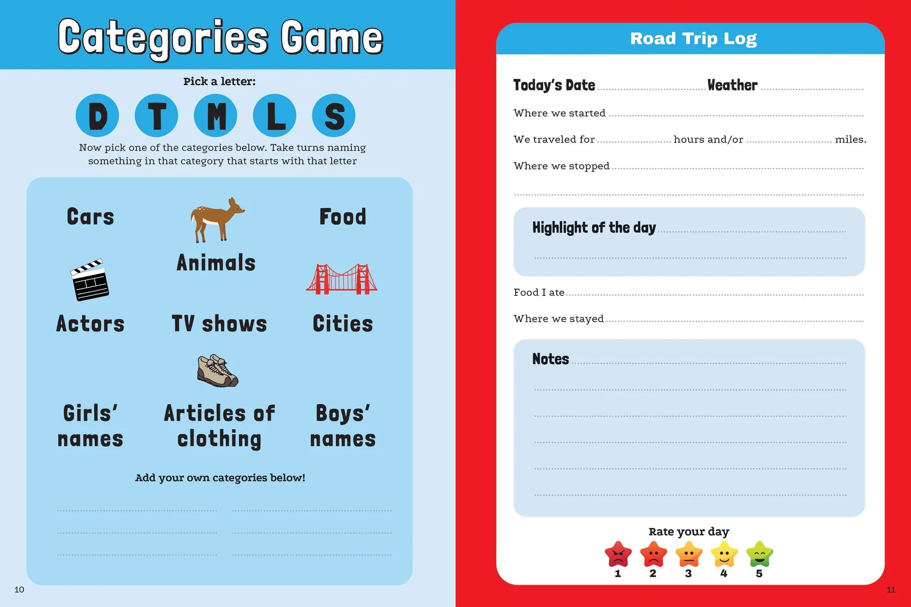 Road Trip Activity Quest!