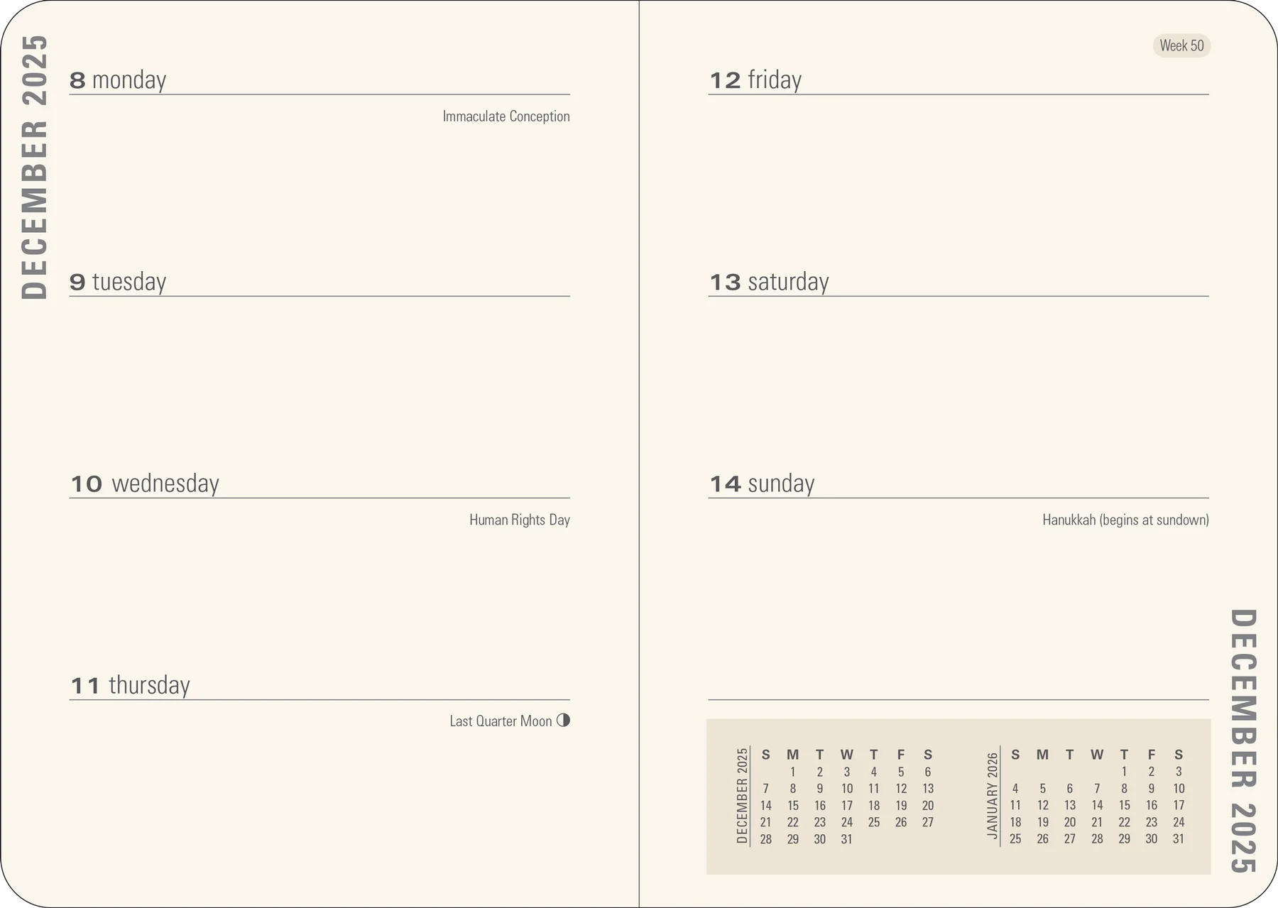 Art Nouveau 2026 Engagement Calendar
