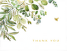 Eucalyptus Premium Assorted Thank-You Cards