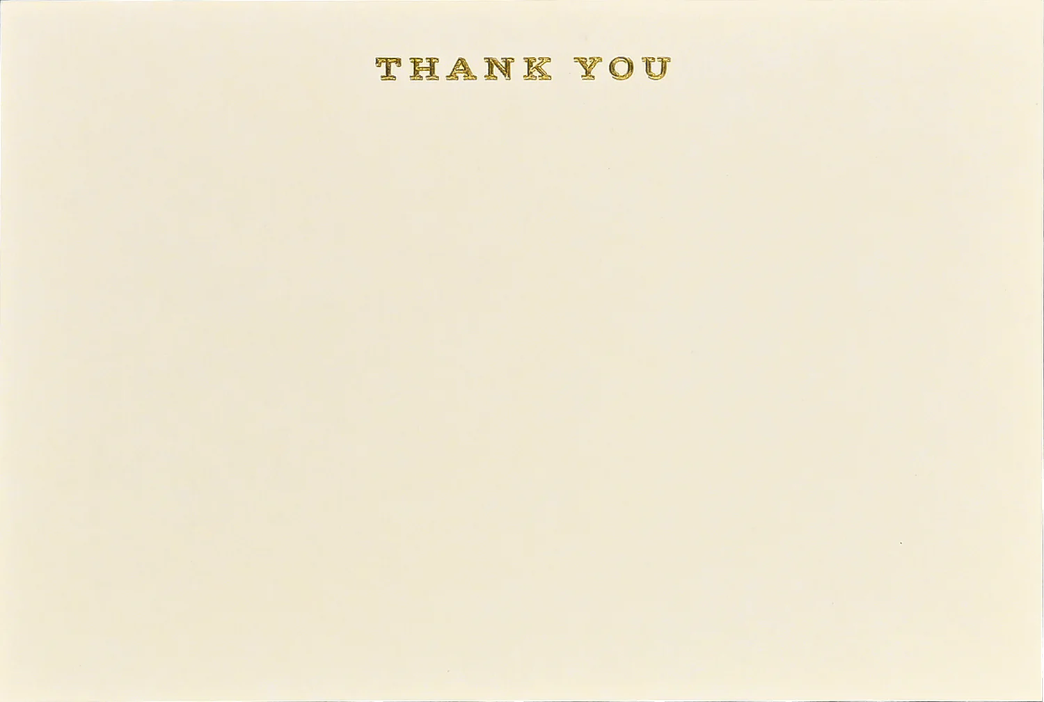 Thank You Correspondence Cards