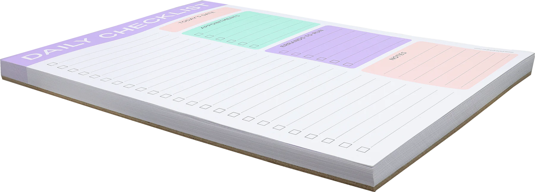 Pastel Daily Planner Notepad