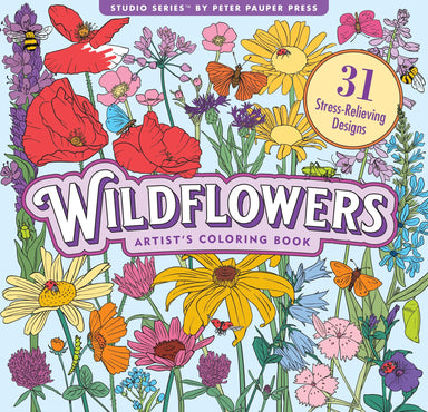 Wildflowers Coloring Book