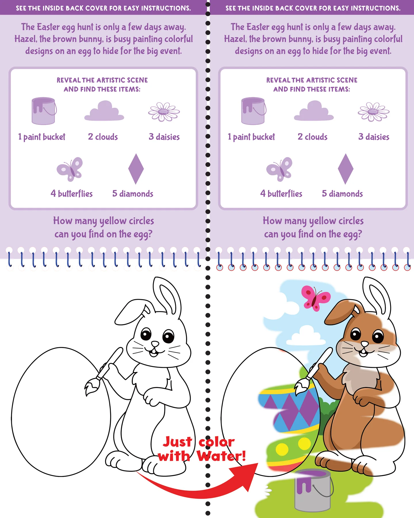 Coloring With Water - Easter