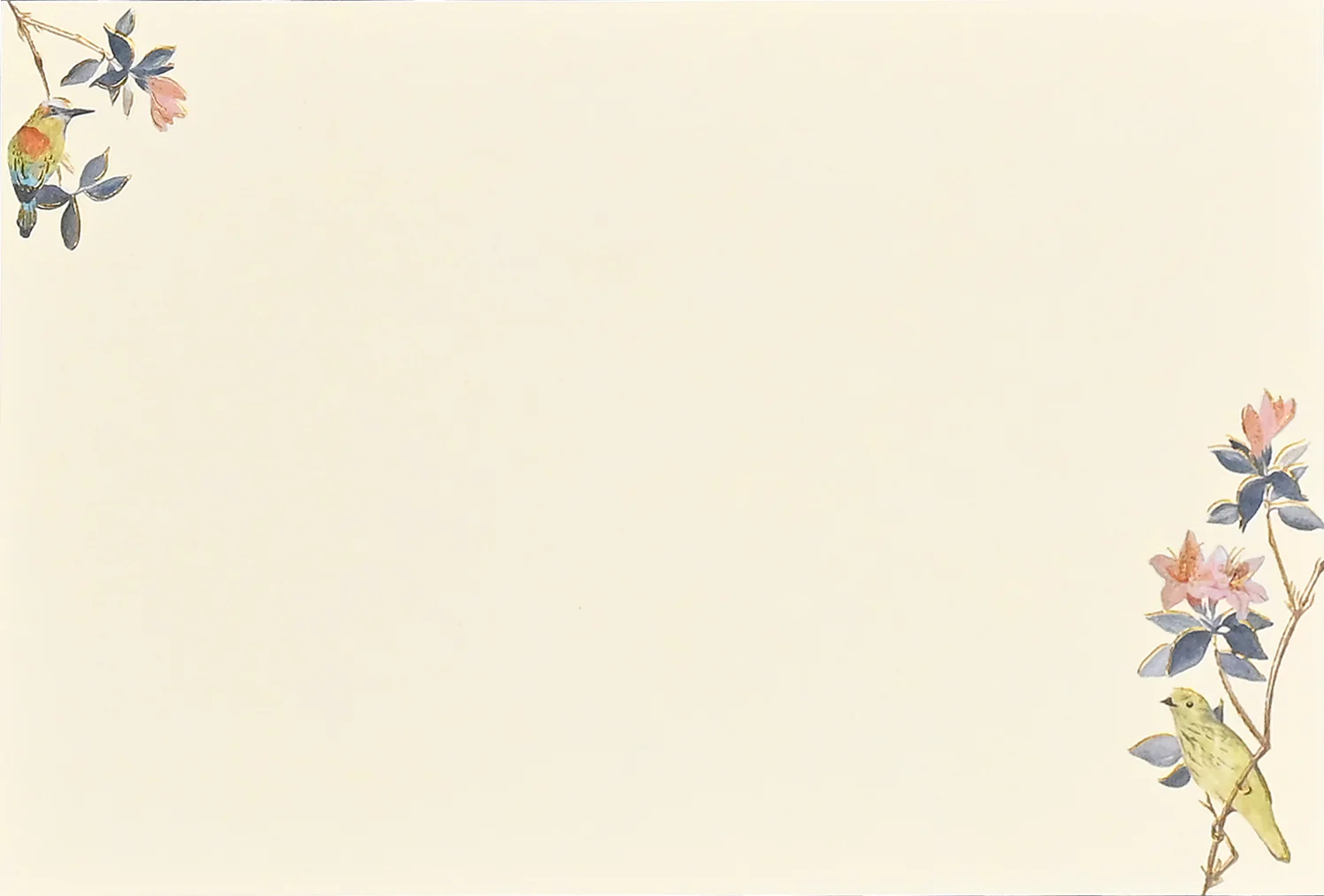 Bird Garden Boxed Correspondence Cards