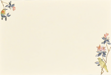 Bird Garden Boxed Correspondence Cards