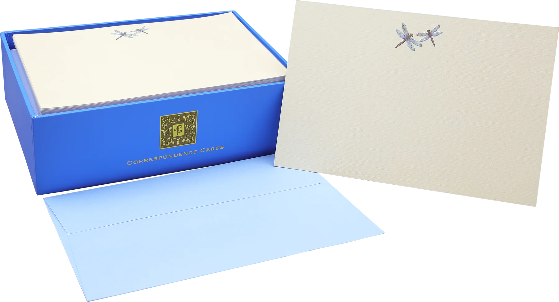 Blue Dragonflies Correspondence Cards