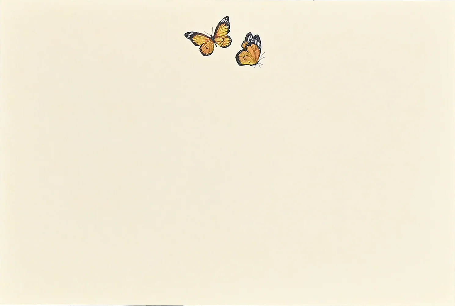 Monarch Butterflies Correspondence Cards