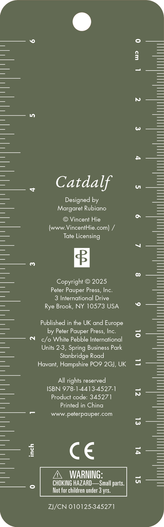 Catdalf Beaded Bookmark