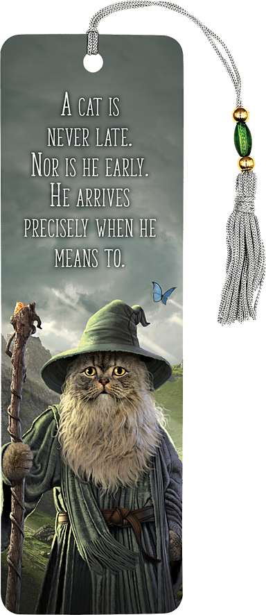 Catdalf Beaded Bookmark
