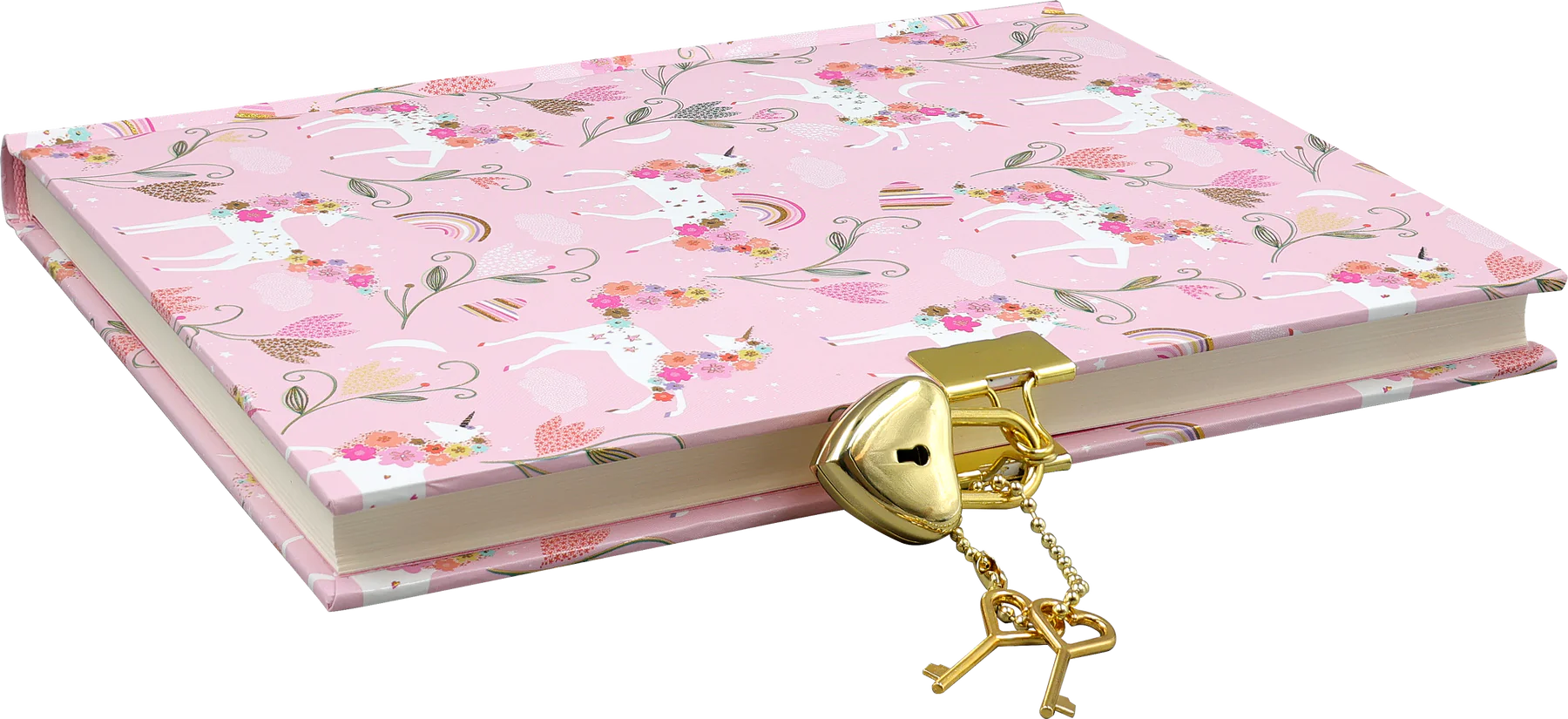 Unicorn Blooms Locking Journal
