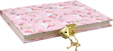 Unicorn Blooms Locking Journal
