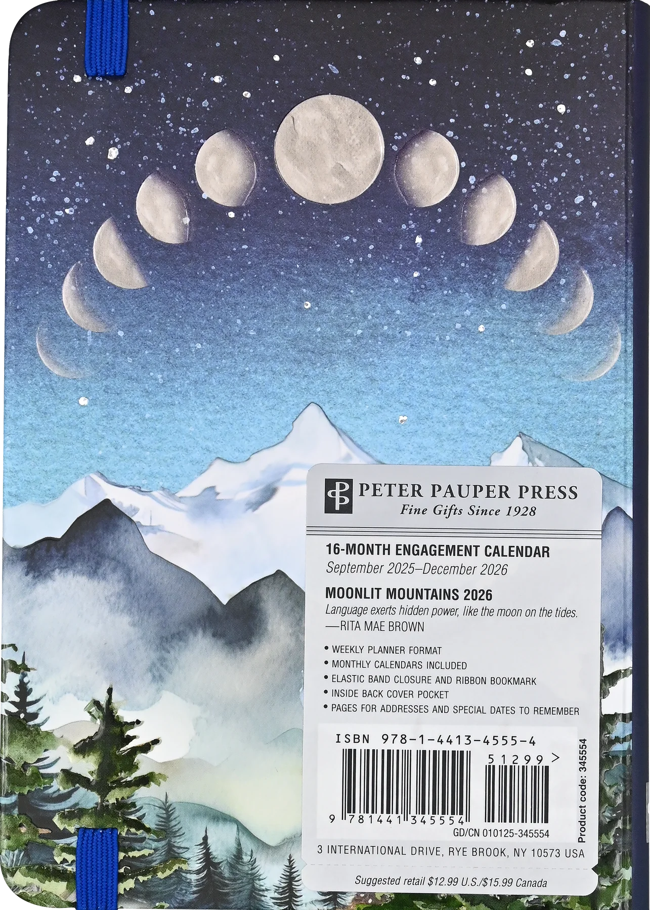 Moonlit Mountains 2026 Engagement Calendar