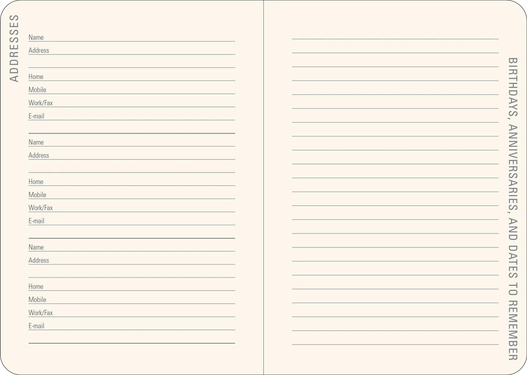 Moonlit Mountains 2026 Engagement Calendar