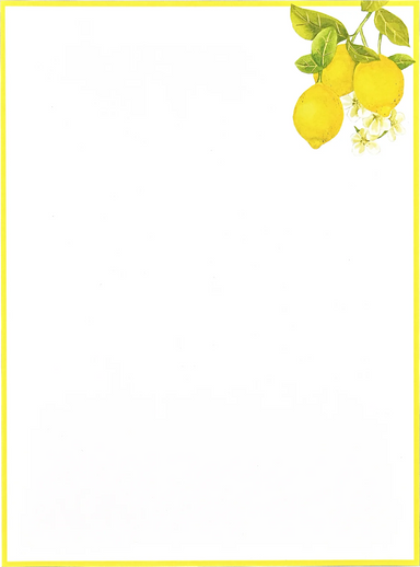 Amalfi Lemons Stationery Set