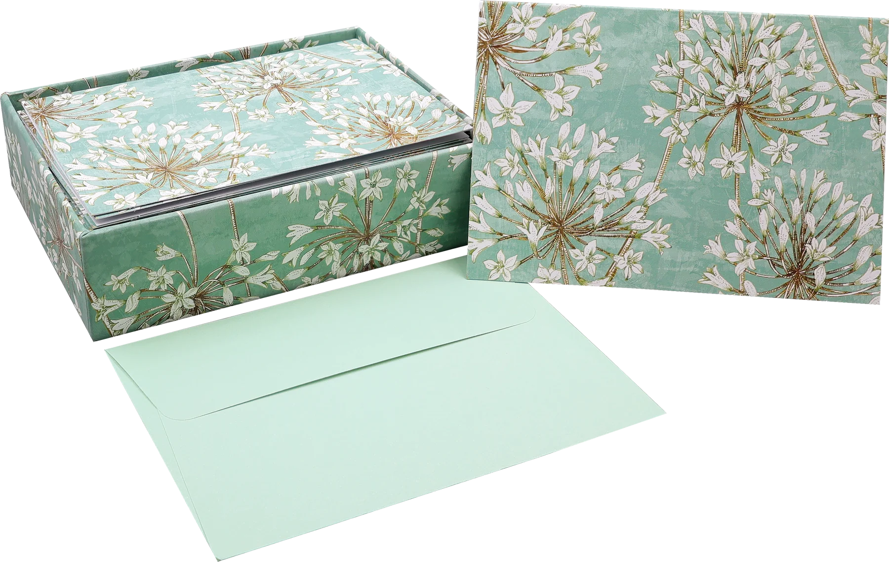 Allium Blossoms Boxed Note Cards