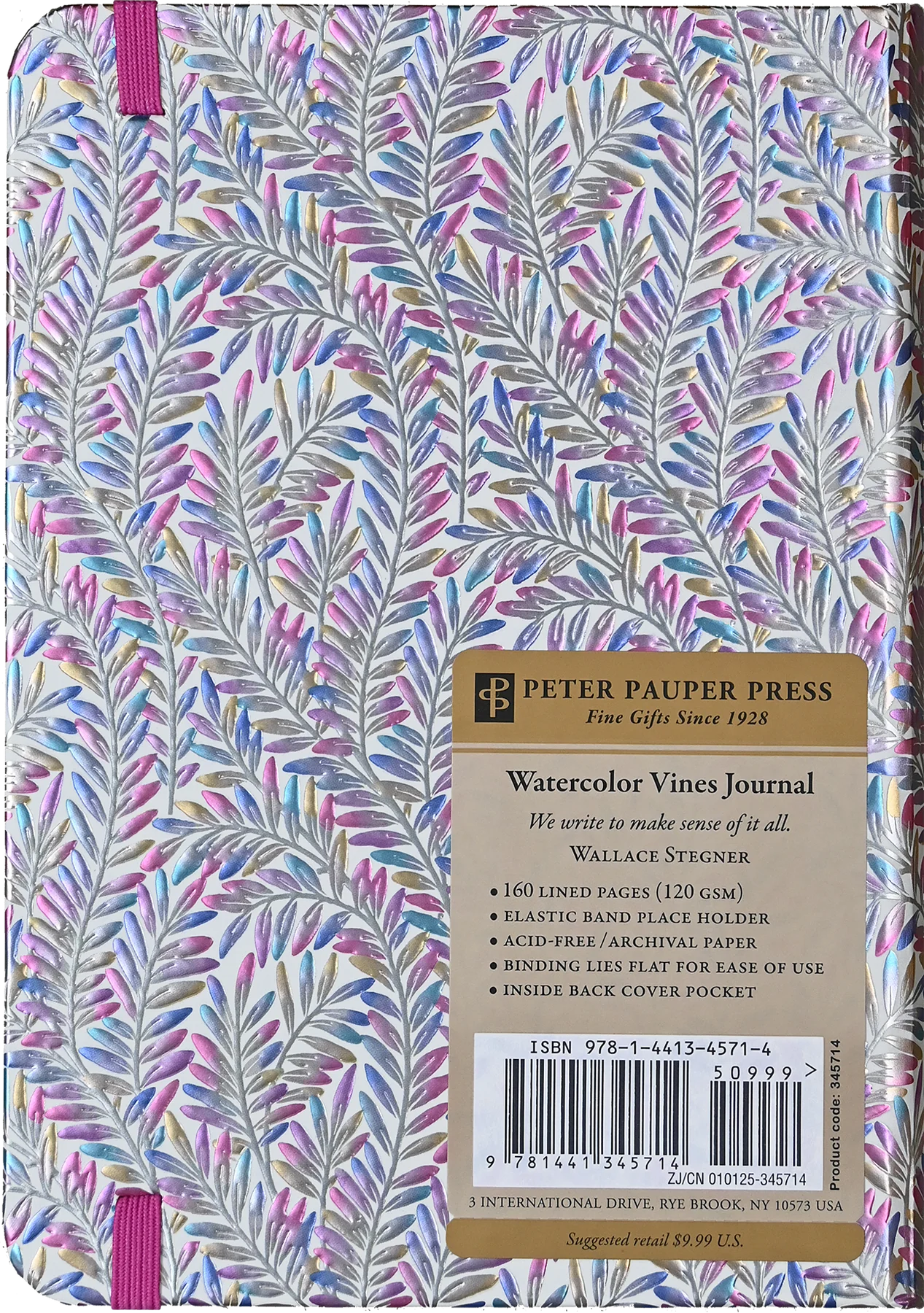 Watercolor Vines Journal