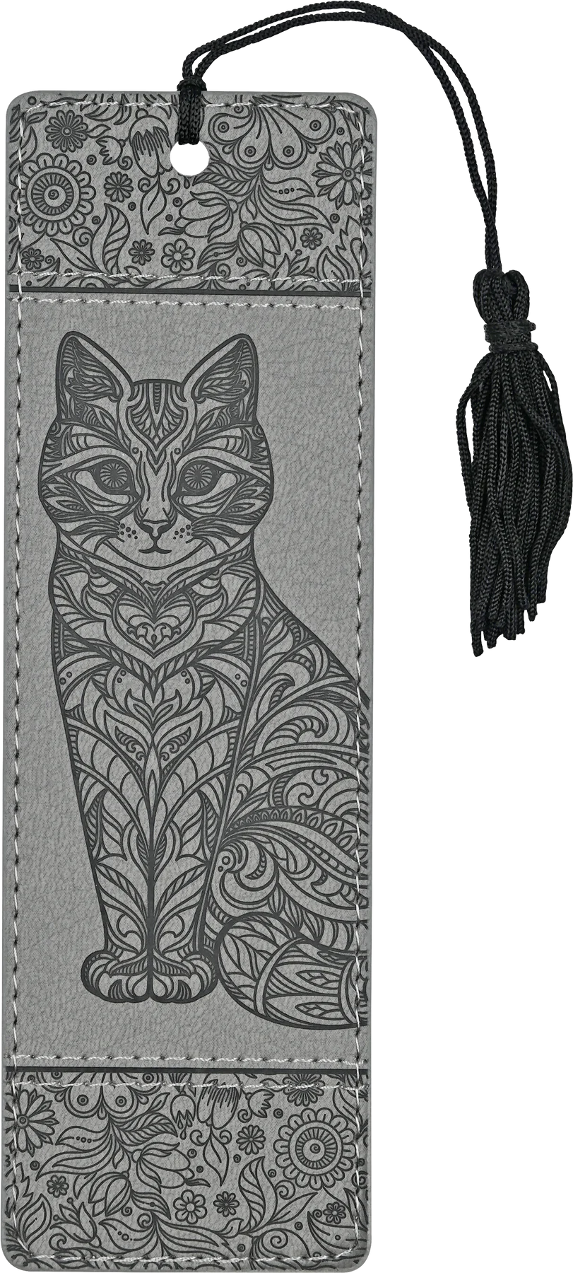 Cat Leather Artisan Bookmark