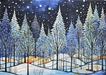 Winter Nightfall Deluxe Boxed Holiday Cards