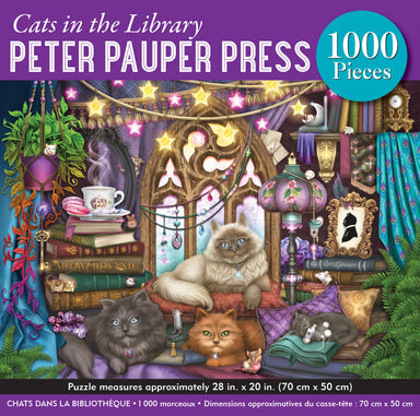 Cats In The Library 1000 Piece Puzzle