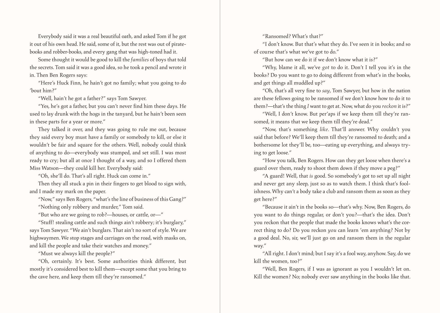 The Adventures of Huckleberry Finn Masterpiece Library Edition