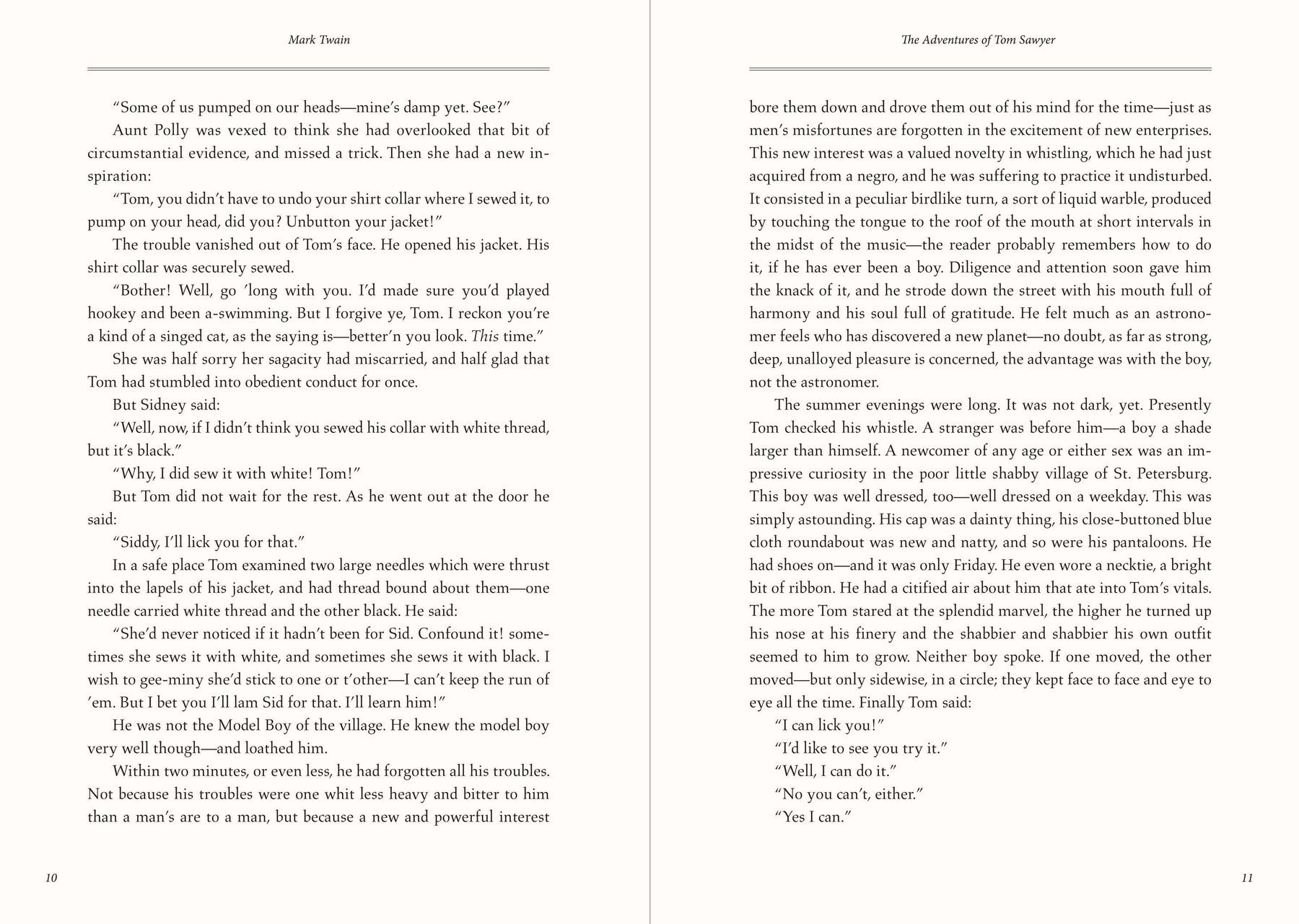 The Adventures of Tom Sawyer Masterpiece Library Edition