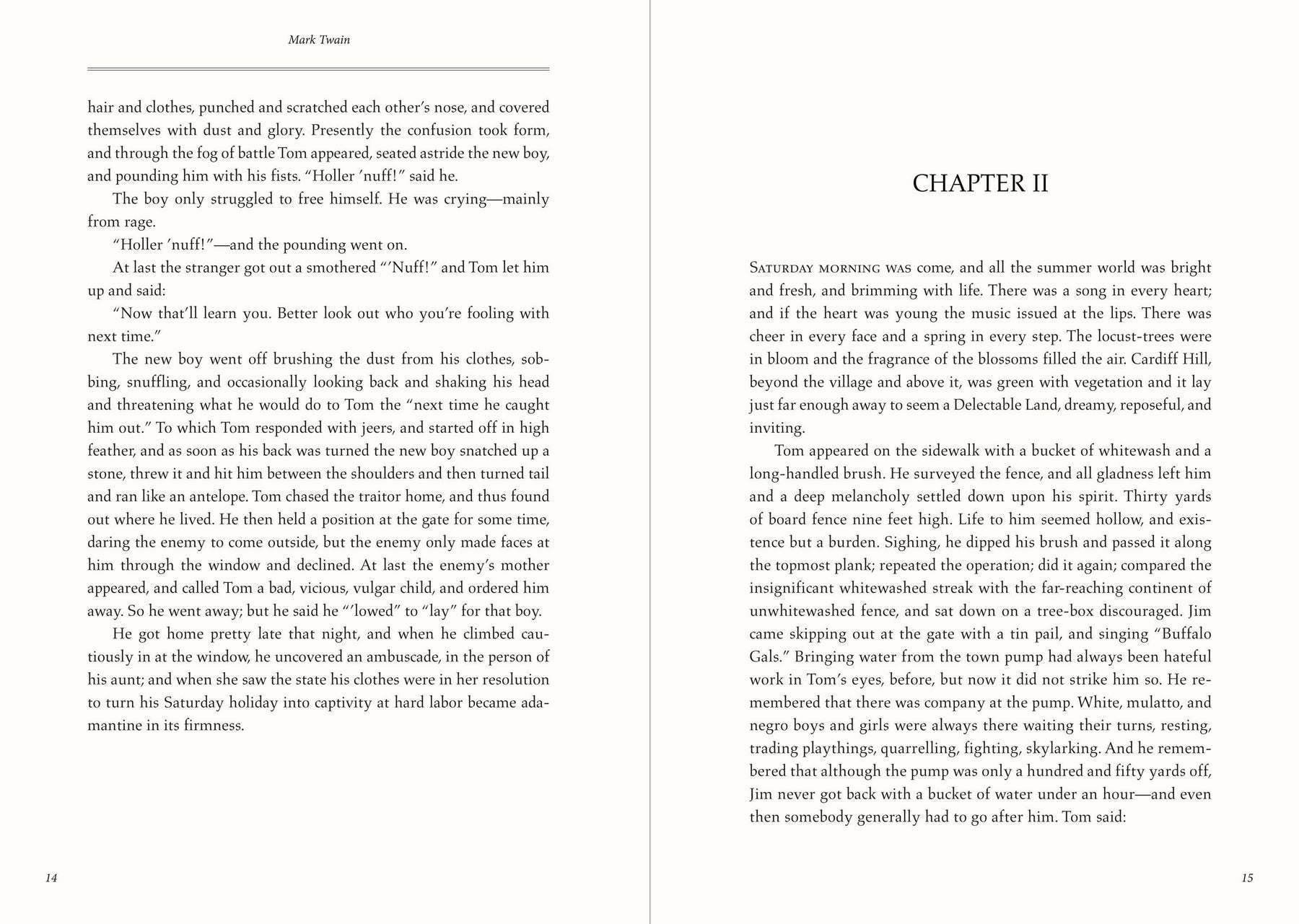 The Adventures of Tom Sawyer Masterpiece Library Edition