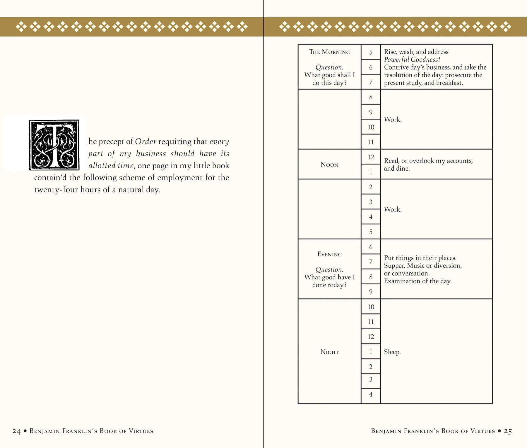 Ben Franklin's Book of Virtues