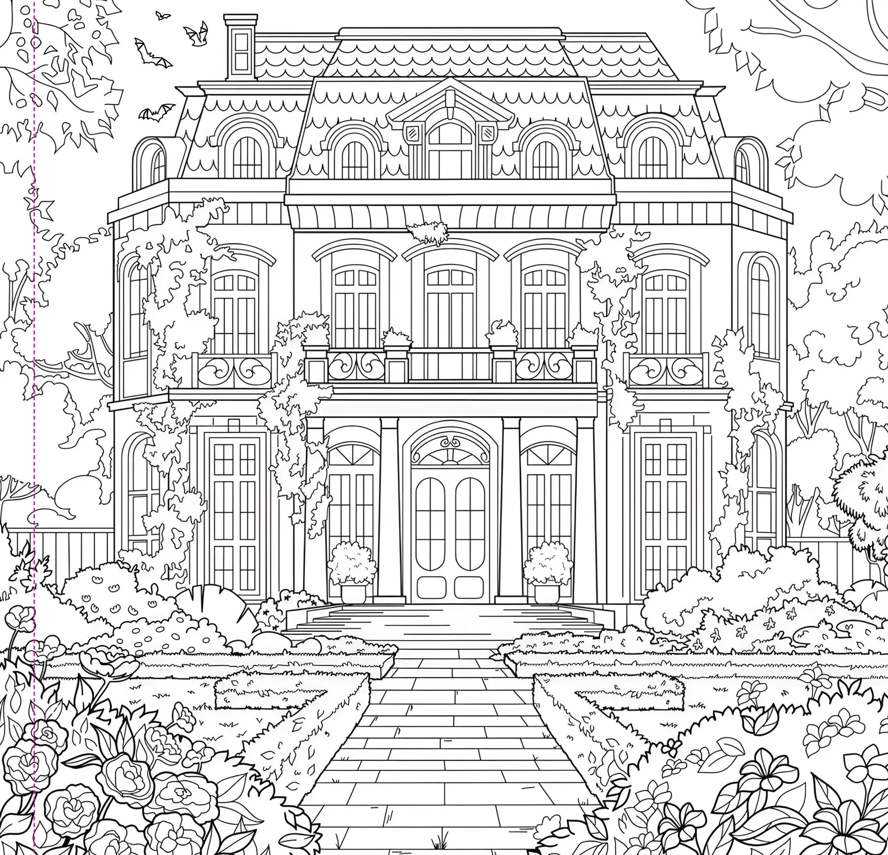Goth Garden Coloring Book