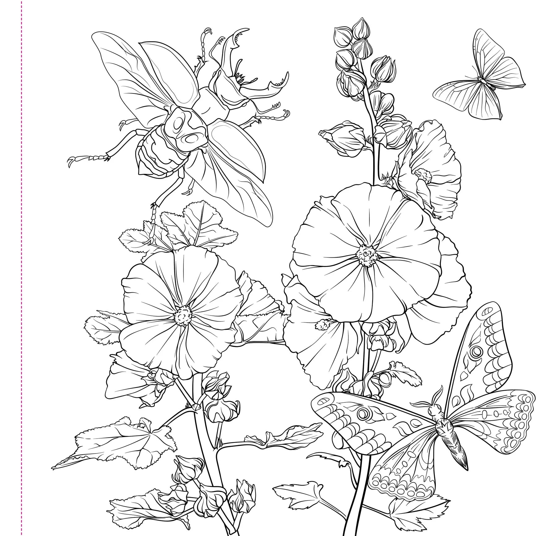 Goth Garden Coloring Book