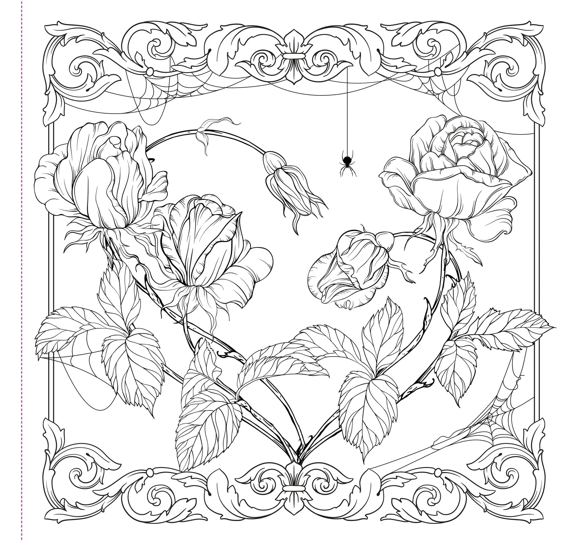 Goth Garden Coloring Book