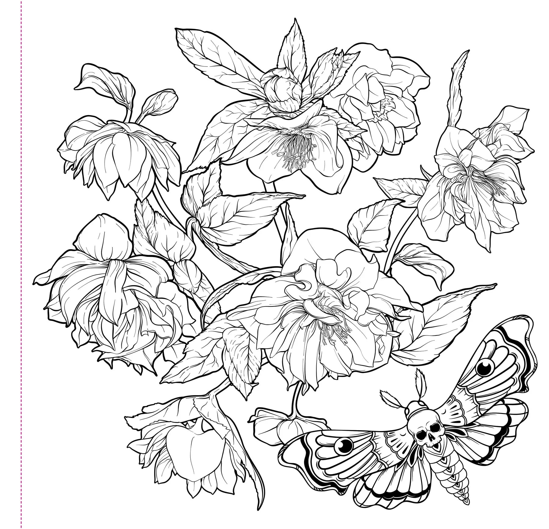 Goth Garden Coloring Book