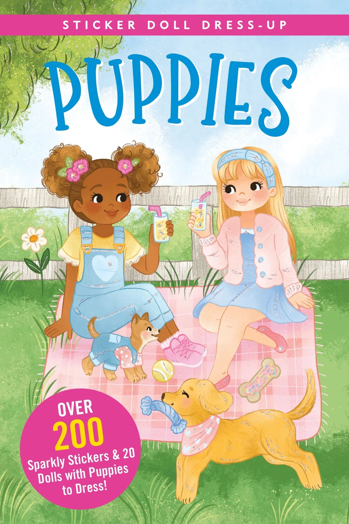 Puppies Sticker Doll Dress-Up Book