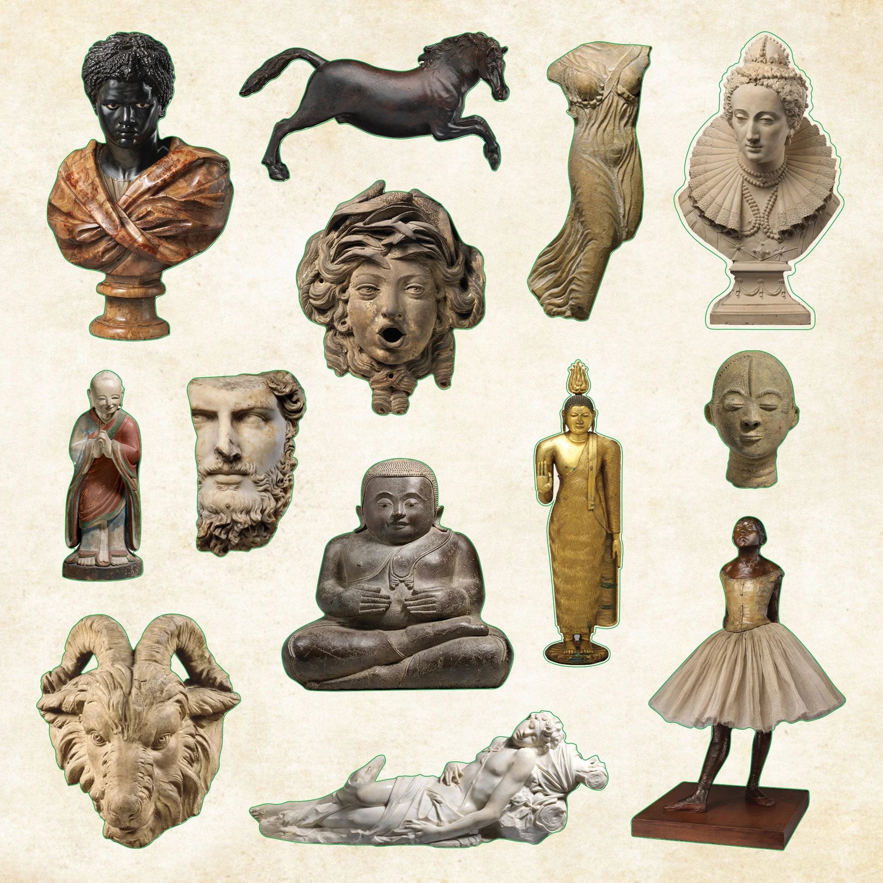 Museum Treasures Sticker Book