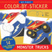My First Color-by-Sticker Book - Monster Trucks