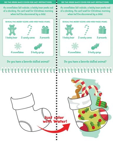 Color With Water - Christmas