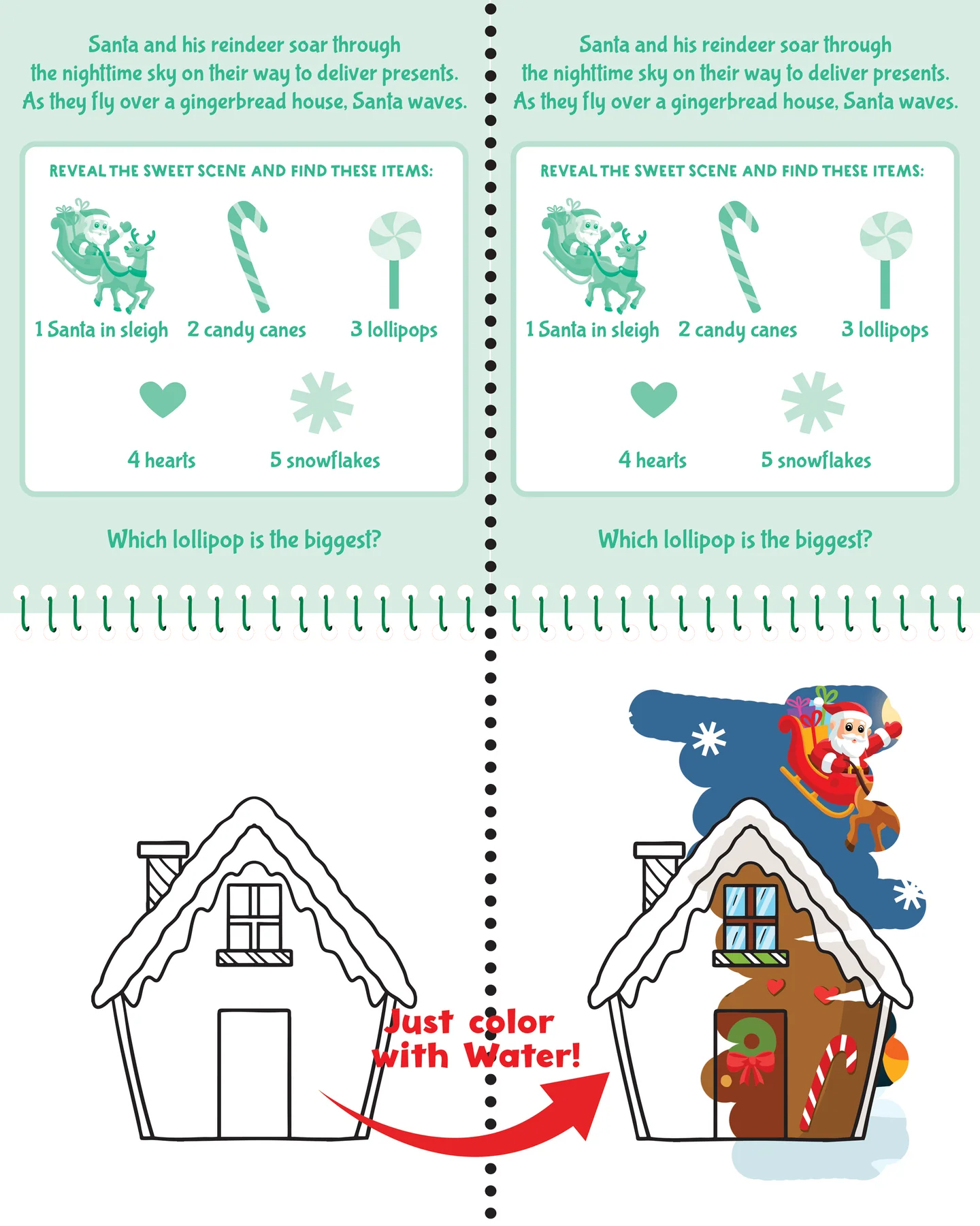 Color With Water - Christmas