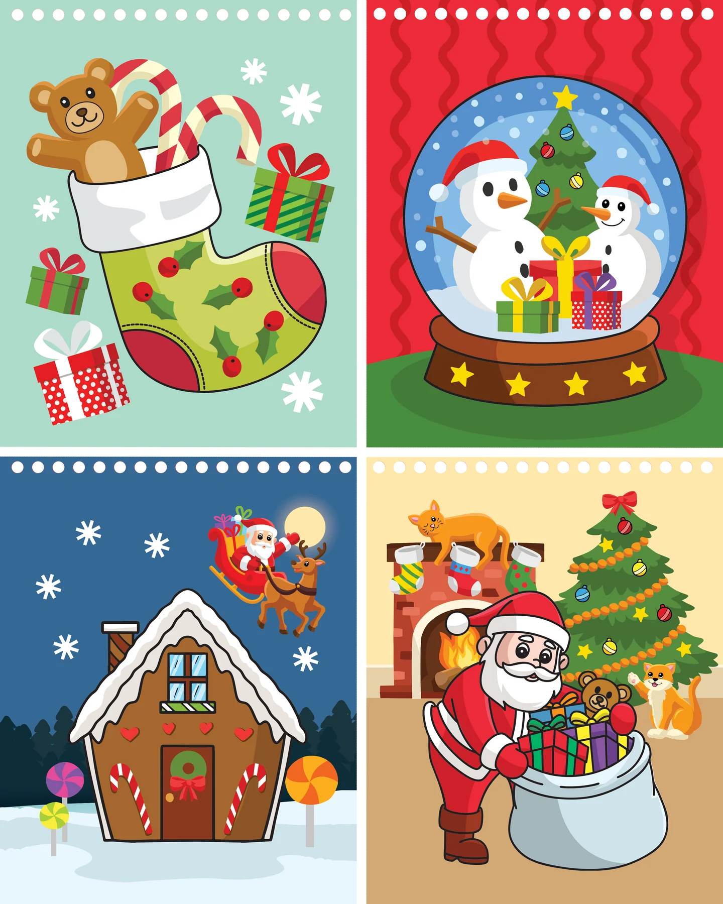 Color With Water - Christmas