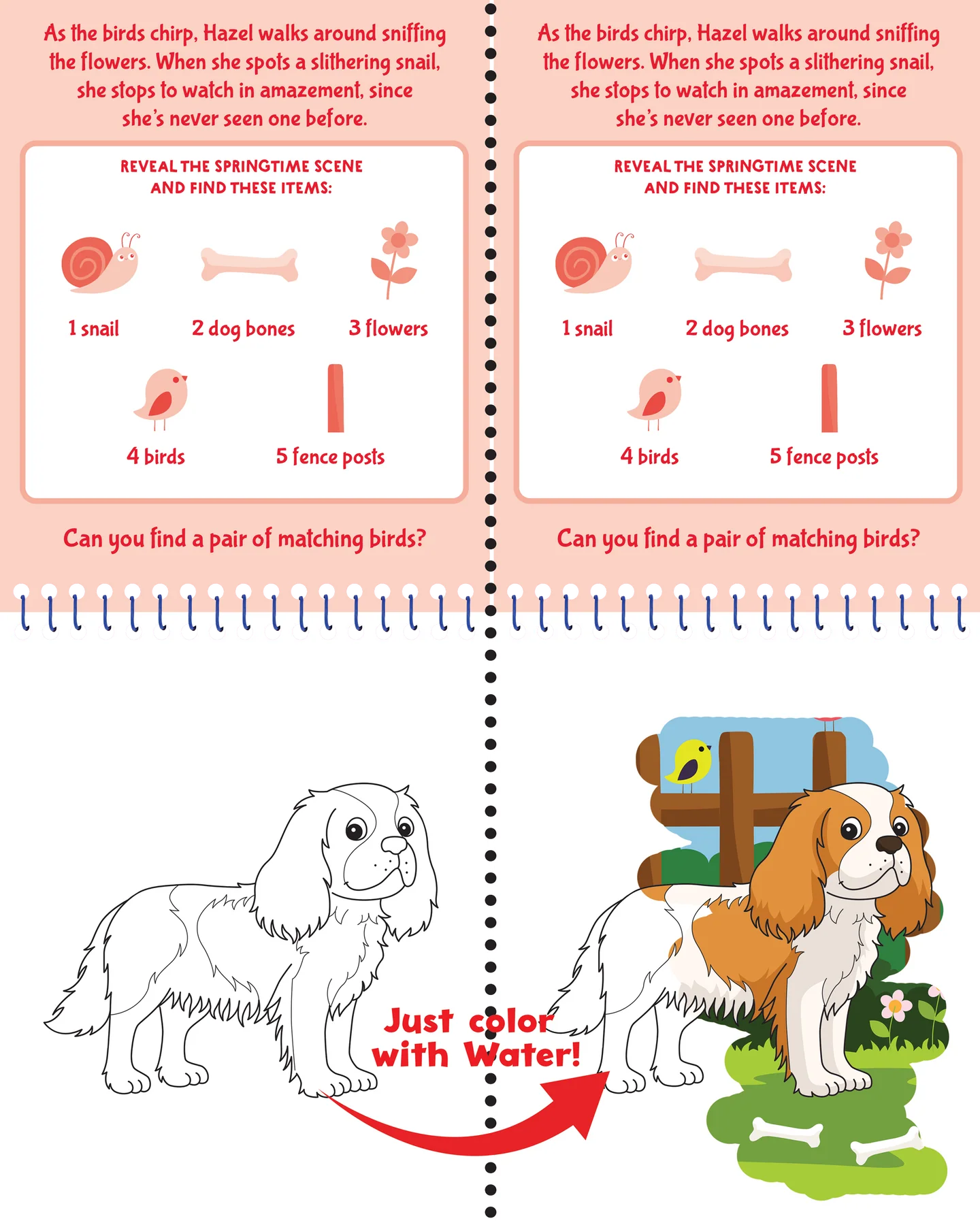 Color With Water - Puppies