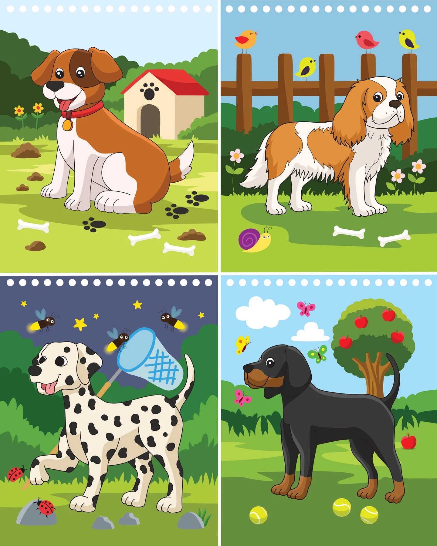 Color With Water - Puppies