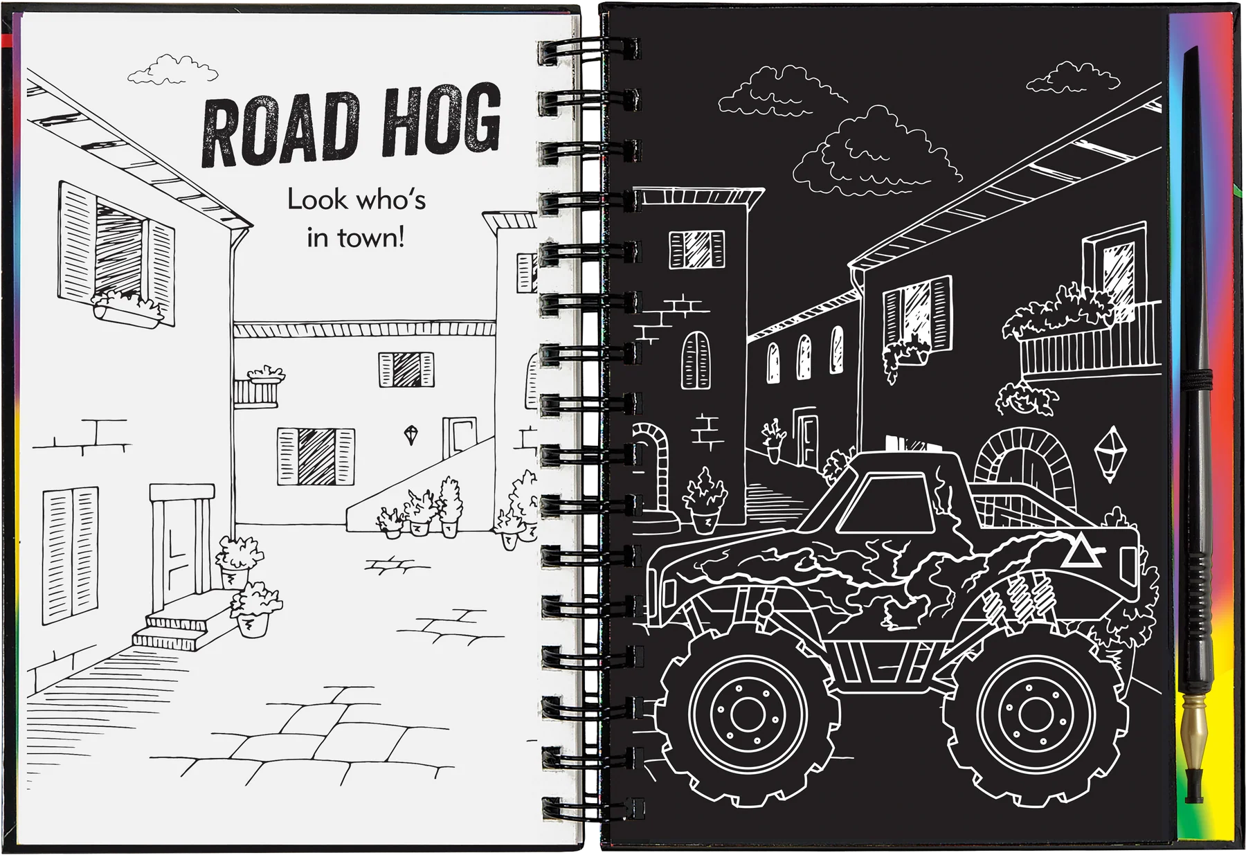 Extreme! Monster Trucks Scratch and Sketch