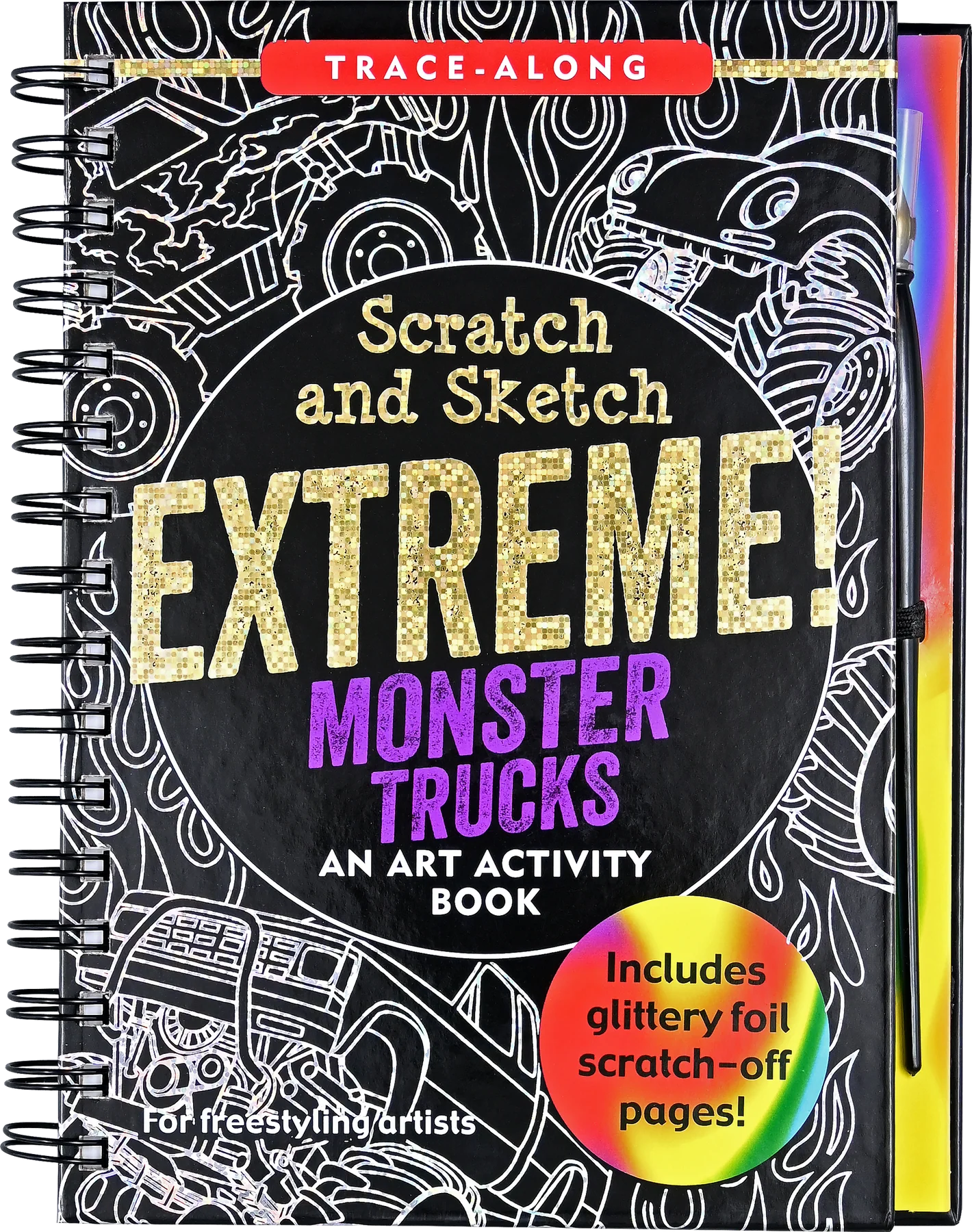 Extreme! Monster Trucks Scratch and Sketch