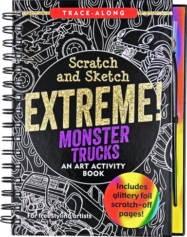 Extreme! Monster Trucks Scratch and Sketch