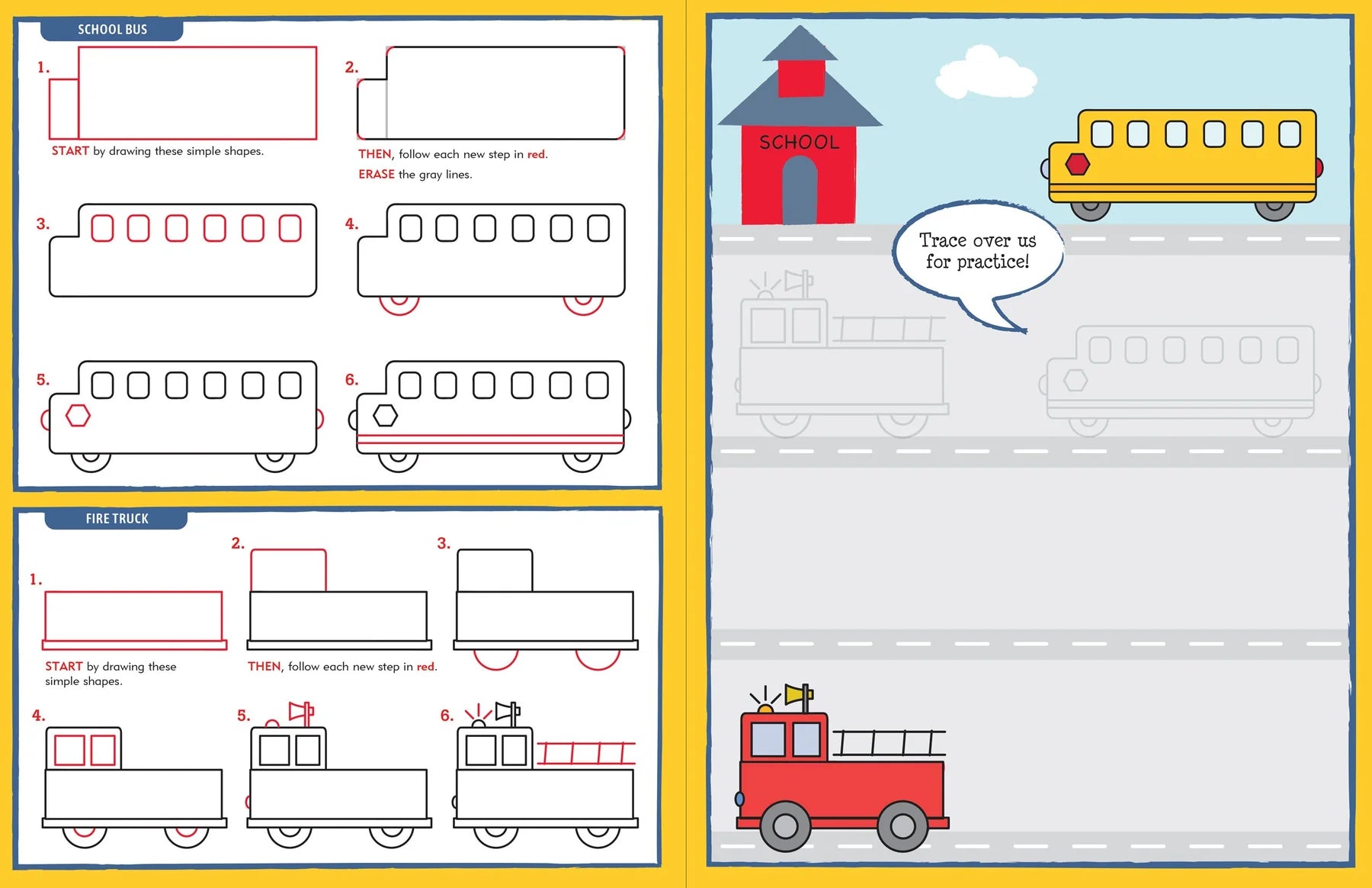 Learn to Draw... Cars, Trucks, and Trains!