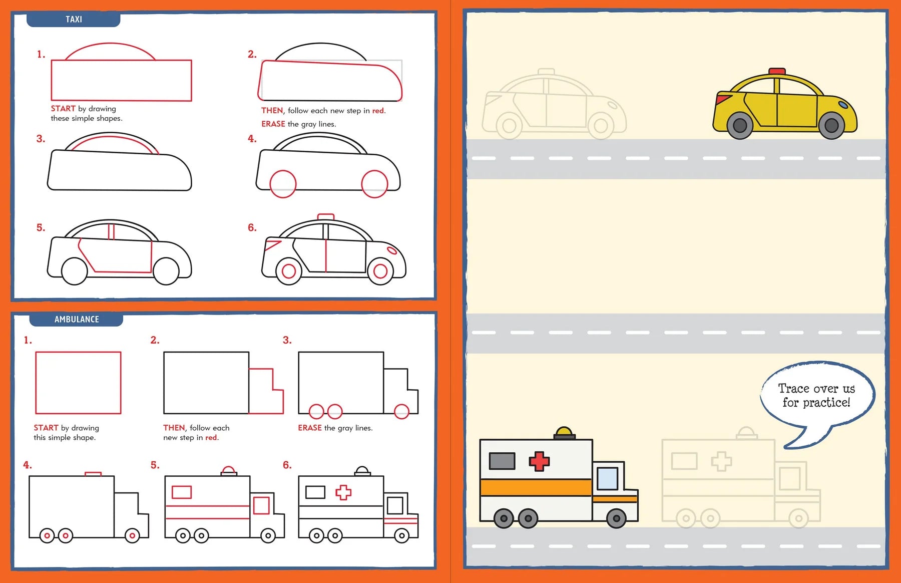 Learn to Draw... Cars, Trucks, and Trains!