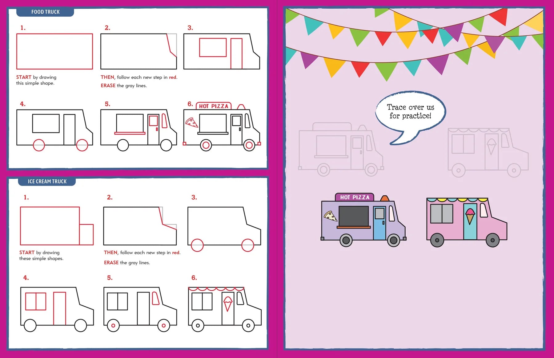 Learn to Draw... Cars, Trucks, and Trains!